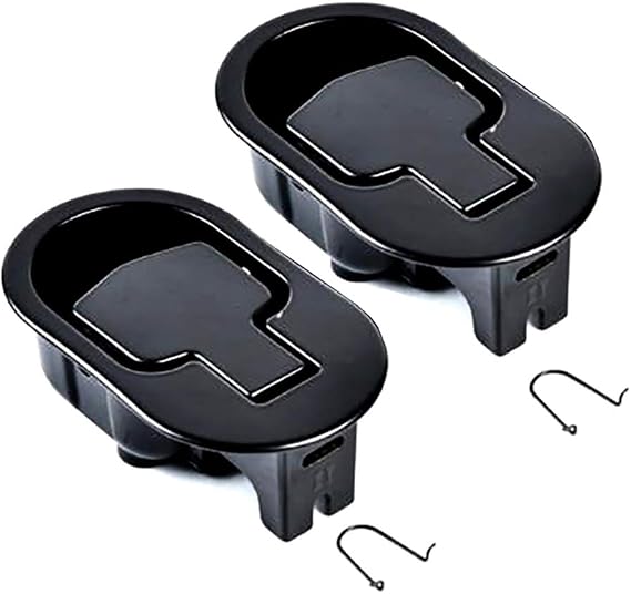 2 Pack Metal Recliner Replacement Parts Durable Metal Handle Recliner Chair Sofa Couch Release Lever Replacement Pull Handle Black Suite Recliner Fit for Ashley and Major etc