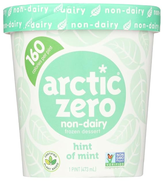 Arctic Zero Hint of Mint Ice Cream, 16 Fluid Ounce -- 8 per case.