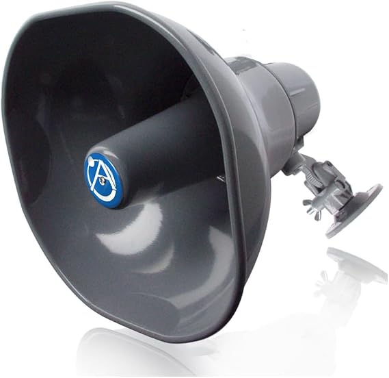 AtlasIED Horn Speaker with 30-Watt 25V/70V/100V Transformer