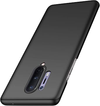 Phone Case for OnePlus 8 Pro Case Slim Protective OnePlus 8 Pro Case Matte Finish Non-Scratch Non-Fingerprint Mark Resistant Premium PC Hard Cover for OnePlus 8 Pro Case (Black)