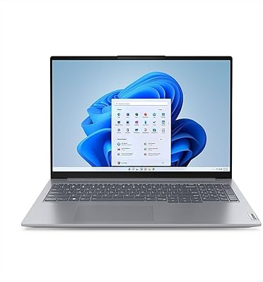 Lenovo ThinkBook 16 G7 IML 2025 Laptop, 12-Core Intel Core Ultra 7 155U, 16 WUXGA IPS Touchscreen Display, Intel Graphics, 16GB DDR5 512GB SSD, Backlit Keyboard, FP, Thunderbolt 4, Wi-Fi 6, Win10 Pro