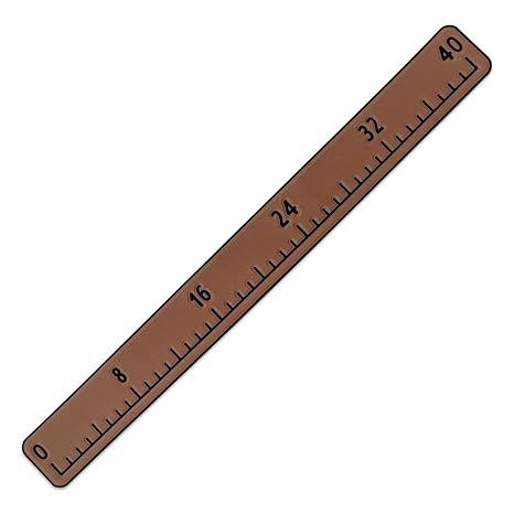 Fish Ruler for Boat 40in Foam Fishing Measuring Tool with 3M Self-Adhesive Backing for Boats Sailboats Yachts Kayaks