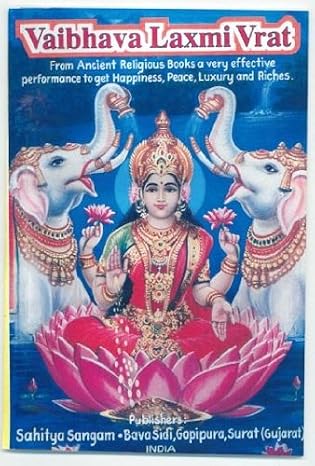 Vaibhav Lakshmi Vrat Katha Book in English Vaibhava Laxmi Puja (Set of 8 Books) (Vaibhav Lakshmi Vrat Book in English)