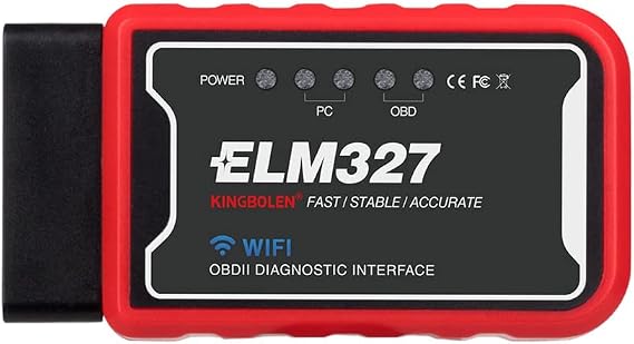 ELM327 OBD2 Scanner WiFi Car Failure Detector OBD OBDII Code Reader Check Engine Light Diagnostic Scan Tool for iOS and Android (WiFi Version)