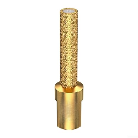 Diamond Core Drill Bit for M10 Angle Grinder, Dry Cutting Grinding Head with Cooling Wax for Porcelain for tile Glass Marble Granite, Gold 12mm(16mm)