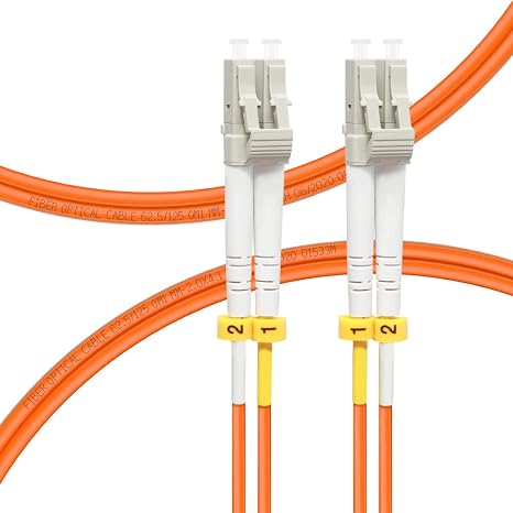 LC to LC Fiber Patch Cable OM1 Multimode 0.2M/7inch