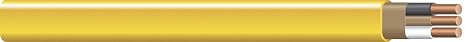 12 AWG 2 Conductor Nonmetallic Building Cable 600V YL