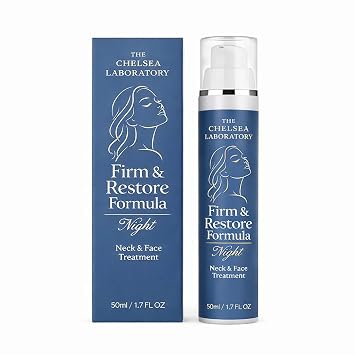 CHELSEA LABORATORY 50ml Firming Nourishing Night Cream, Hydrating Moisturizer for Face & Neck