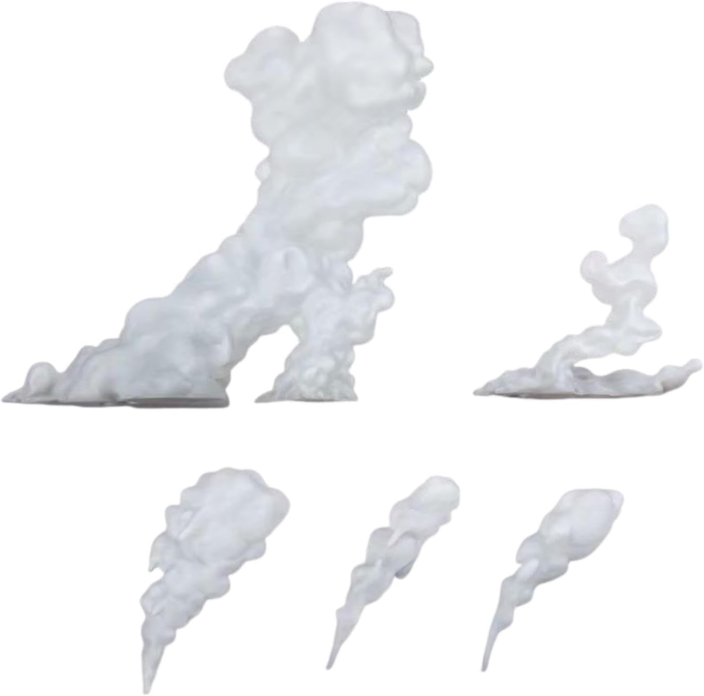 Smoke Effects Models, Fun Decoration, Portable Decor Accessories Props for Action Figure Display for Shelf Home Living Room Desktop, 14cmx13.5cm