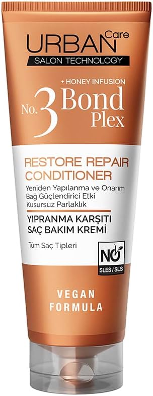 URBAN Care No.3 Bond Plex Yıpranma Karşıtı Saç Bakım Kremi 250 ml- Vegan