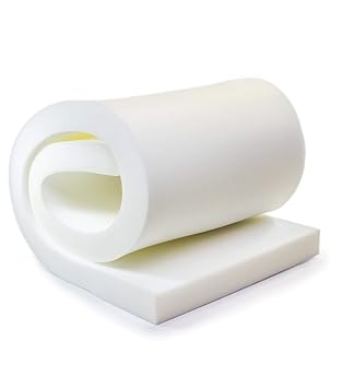 AK TRADING CO. (1" H X 30" W x 72" L Upholstery Foam Cushion CertiPUR-US Certified. Perfect for Seat Replacement, Upholstery Sheet & Foam Padding