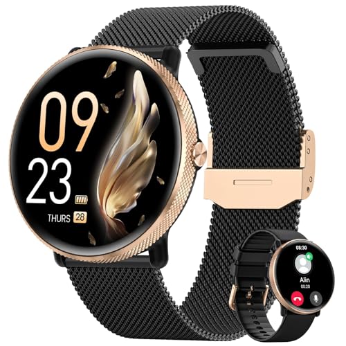Smart Watches for Women with Bluetooth Call, 1.39 Always-On Smartwatch for Android iPhone, Fitness Watch with Blood PressureHeart RateBlood OxygenSleep Monitor, IP68 Waterproof Activity Tracker