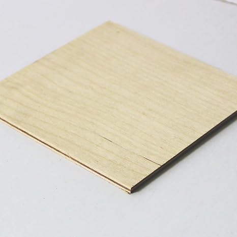 1/8" / 3mm Baltic Birch Plywood Panels for Laser Cutting and Engraving (24" x 36")
