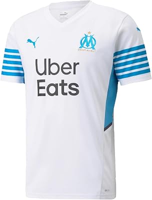 PUMA Olympique Marseille Home Soccer Jersey 202122 Small