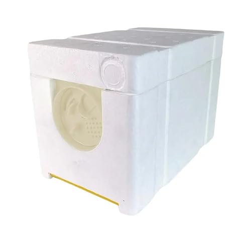 Queen Bee Breeding Box Beekeeping Mating Hive Box Bee King Incubator Bee Mating NUC Hive Queen Rearing NUC Beehive Beekeeping(White Door)