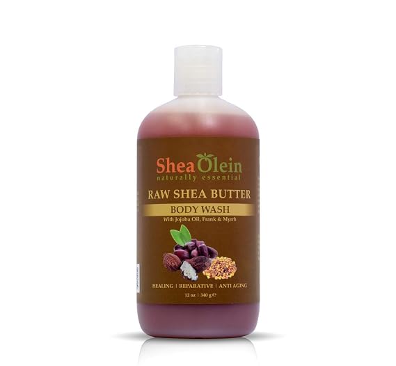 Raw Shea Butter Body Body Wash With Jojoba, Frankincense & Myrrh