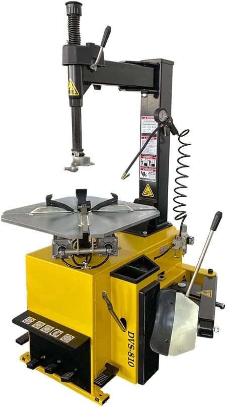 Tire Changer 21'' Rim 1.5 HP Tire Changing Machine Wheel Clamping Style Tool Tire Changers Machine Rim Clamp w/