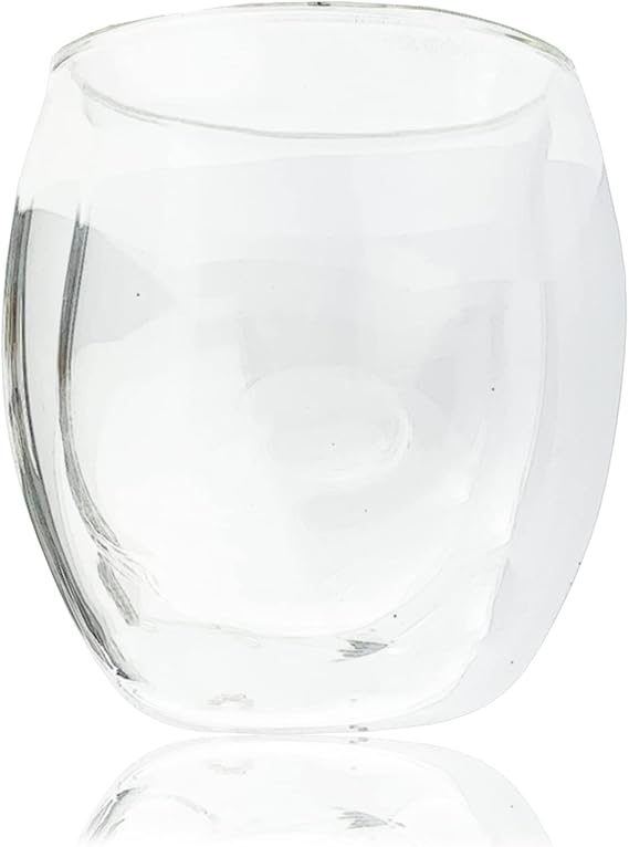 JASHII Cute Mugs Glass Double Wall Insulated Glass Espresso Cup, Coffee Cup, Tea Cup, Milk Cup, Best gift for Office and Personal Birthday - Bear