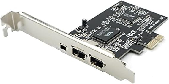 axGear PCIE PCI-E FIREWIRE IEEE 1394 3 Port FIRE Wire Controller Card for Desktop PC