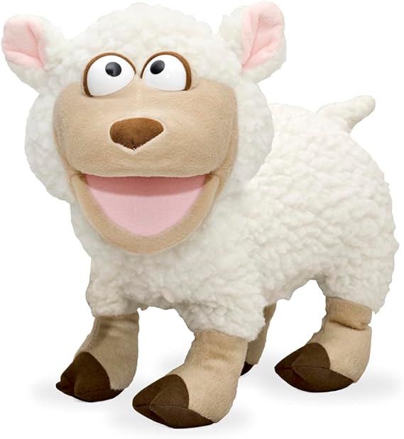 14" Silly Lamb, Sheep, Animal Hand Puppet