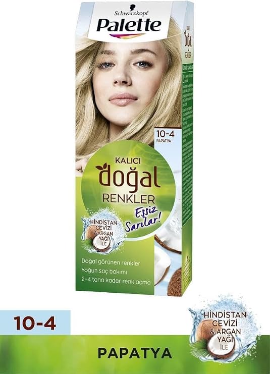 Permanent Natural Colors 10-4 Chamomile Hair Dye on Palette
