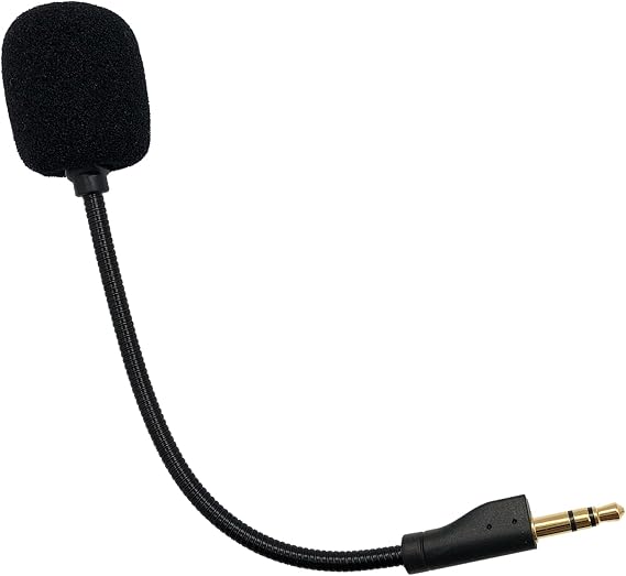 Replacement Game Microphone for Logitech G PRO X2,G PRO X Wireless and G Pro Wired Gaming Headsets,Detachable Noise Cancelling Crystal-Clear Game Mic,3.5mm Jack