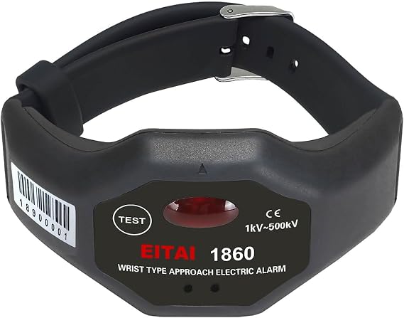 EITAI1860 Wearable High Voltage Alarm Detector, 0.4kV-500kV, Manufacturer Direct Sales, Non-Contact Induction, Sound & Light Alarm, Personal Voltage Detector, Safety Voltage Detector, V-Watch