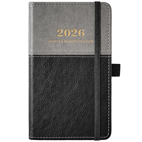 2026 Pocket Calendar - 2026 Pocket Planner from January 2026 to December 2026, Small Calendar Planner for Purse, 6.4 x 3.8