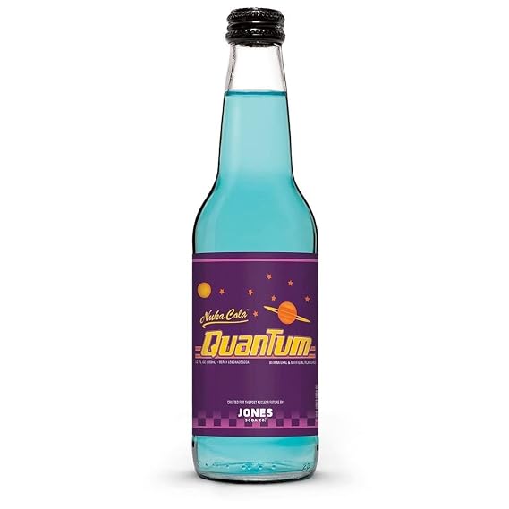Fallout Nuka-Cola Quantum Soda by Jones Soda 12oz Berry Flavored Drink | Fallout