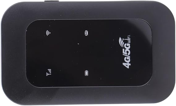 4G LTE Mobile WiFi Hotspot Portable Router - Supports 10 Devices Simultaneously - 2100mAh Battery, HighSpeed Internet for & Lightweight & Portable Design, Ideal