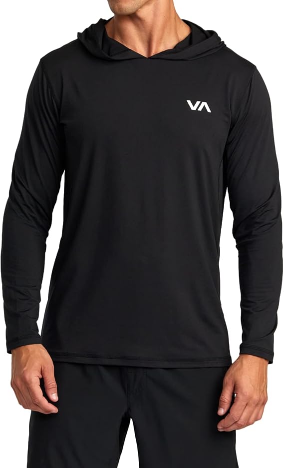 RVCA Mens Sport Vent Athletic Breathable Long Sleeve Tee