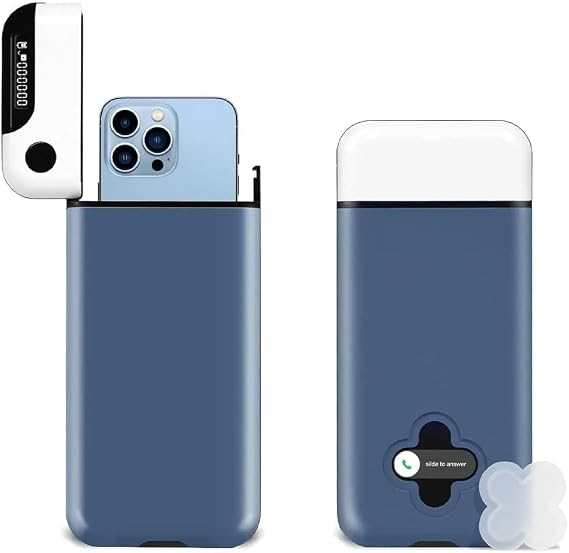 Phone Lock Box with Timer, Portable Cell Phone Lock Box, Time Lock Box for Phone and Android Phone, Help Kids,Students, Adults Focus Back,Prevent Excessive Games, Mobile Phone Addiction