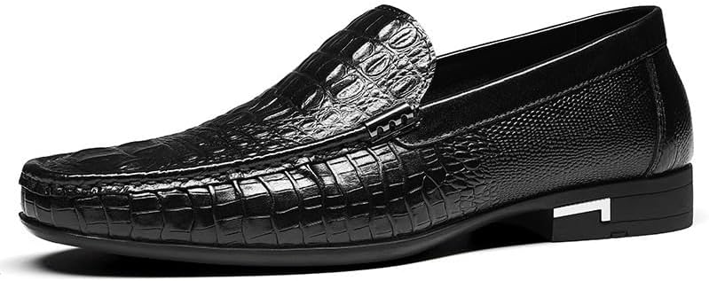 Men's Comfort Orthopedic Dress Shoes Slip-On Mens Dress Shoes New Brogue Shoes Men Casual Loafers Business Formal Dress Footwear