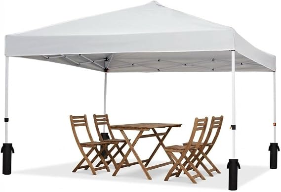 Pop-Up Canopy, Commercial Pop-Up Gazebo Tent, Outdoor Waterproof Screen Tent with Mesh Mosquito Netting Side Walls