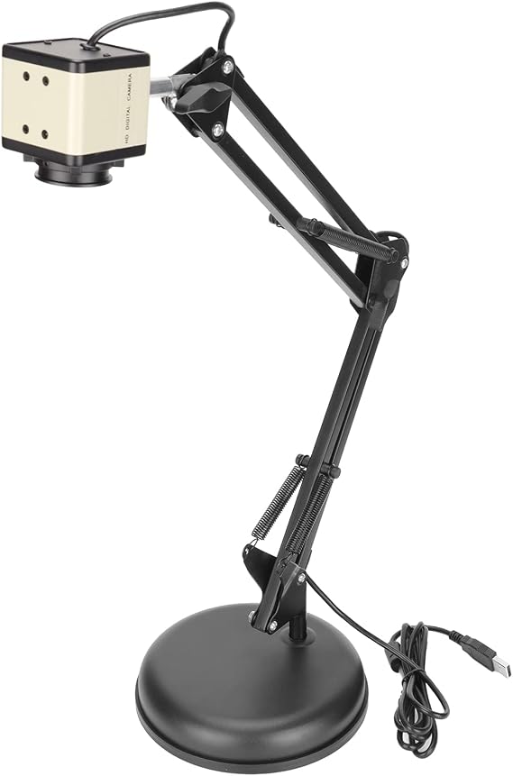 8MP Document Camera, 4K USB Document Camera for Teacher,15fps USB2.0 Overhead Projector with Flexible Arm for A3 Size Area, Compatible with Zoom Skype