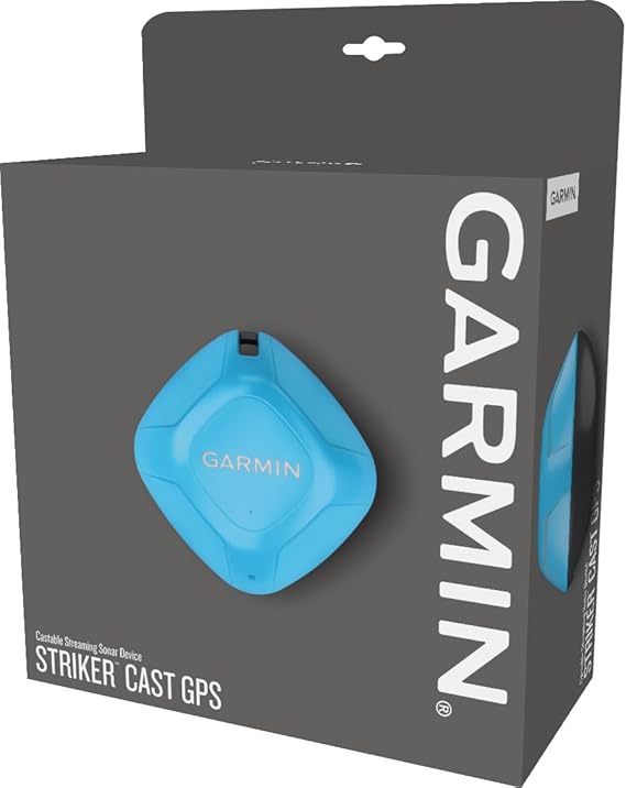 Garmin Striker Cast, Castable Sonar with GPS, Pair with Mobile Device and Cast from Anywhere, Reel in to Locate and Display Fish on Smartphone or Tablet (010-02246-02) | GPS, Pair with Mobile Device, Cast from Anywhere, Reel in to Locate, Display Fish on Smartphone or Tablet 010-02246-02