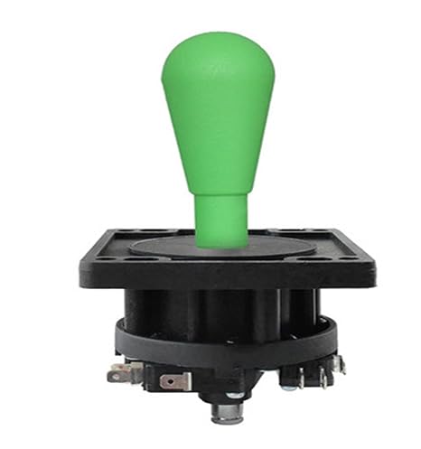 ianufu Arcade Happ Joystick Retro American Long Shaft Stick Battop Command DIY Neo Zero Delay Arcade Game Console Vending Machine(Green)