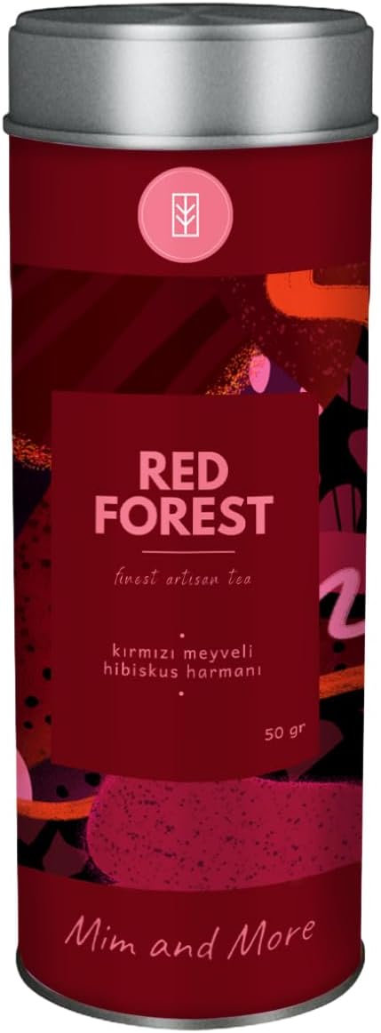 Mim and More Red Forest Tea - Red Fruit Hibiscus Tea, 50 gr