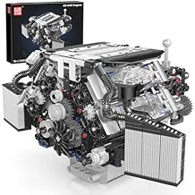 Mould King W12 Engine Toys Building Block, Model Engine Kit for Adults, V8 Engine Scale Model, 10230 STEM DIY Building Kits that Works, Blocks for Adults and Aged 14+ (871 Pieces)