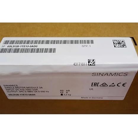 1 Pcs New 6SL3120-1TE13-0AD0 Sealed in Box 6SL3120-1TE13-0AD0