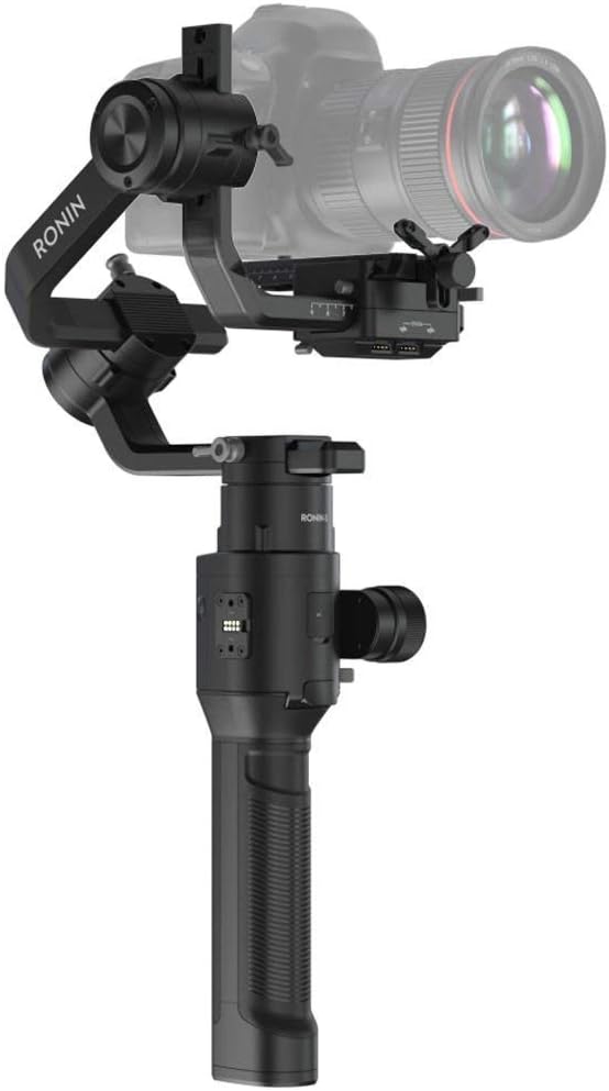DJI Ronin-S - Camera Stabilizer 3-Axis Gimbal Handheld for DSLR Mirrorless Cameras up to 8lbs / 3.6kg Payload for Sony Nikon Canon Panasonic Lumix, Black