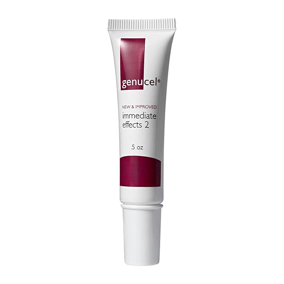 Genucel Immediate Effects 2 FastActing SkinSmoothing Serum for Fine Lines & Wrinkles with Antioxidants, 0.5 fl oz
