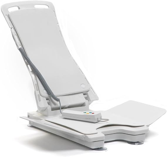Livewell Lightweight Bath Lift Compact Portable Reclining Recliner Bathlift Bath Chair Transfer Aid