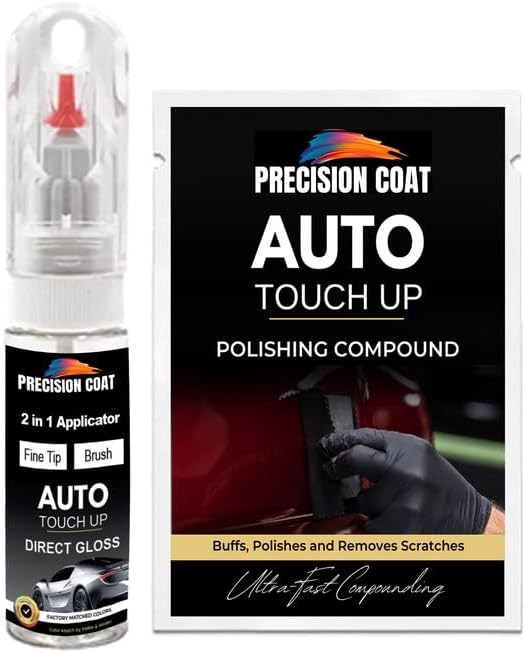 Compatible With 2020 Audi Samurai Gray LM7Q, 3M Factory Matched Single Stage Pen with Polishing Compound-Touch Up Paint Kit