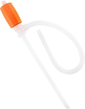 Luigis Siphon Pump - Siphon Hose for Water & Gasoline Fuel Transfer - Large Hand Water Pump for Squeezing Gas Lawn Mowers & Manual Pumping Petrol Liquid Syphon Alcohol and more