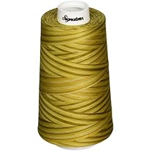 Signature 3 Ply Cotton Quilting Thread, 40wt/3000 yd, Variegated Antique Gold 49S-M91