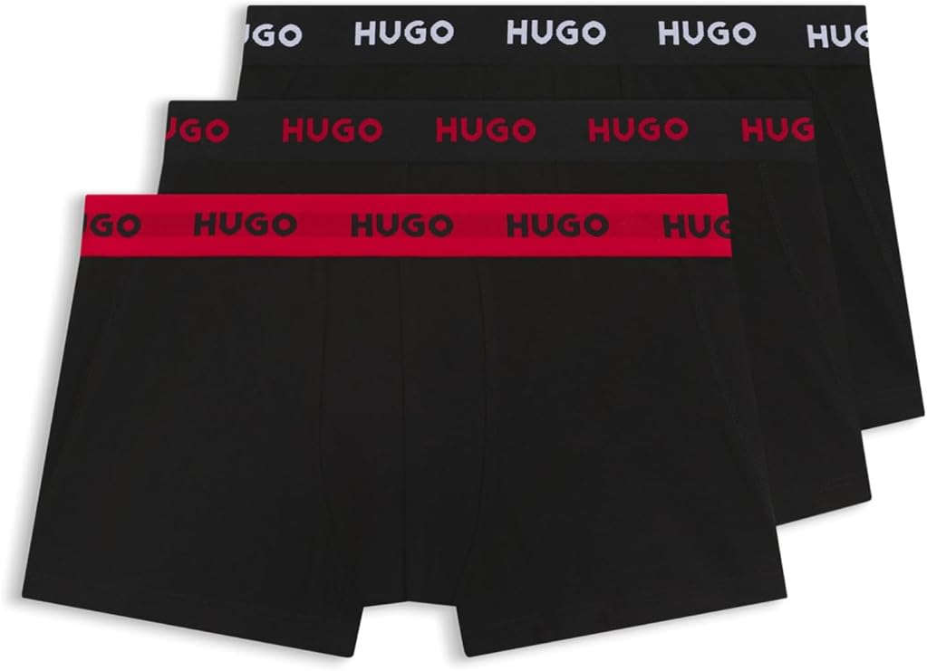 HUGO Men's Trunk Triplet Pack Trunk (pack of 3)