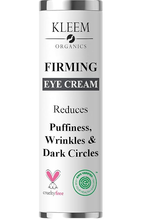Kleem Eye Cream for Dark Circles, Puffy Eyes, Fine Lines, Wrinkles | Firming & Anti-Aging Eye Cream | 0.51oz