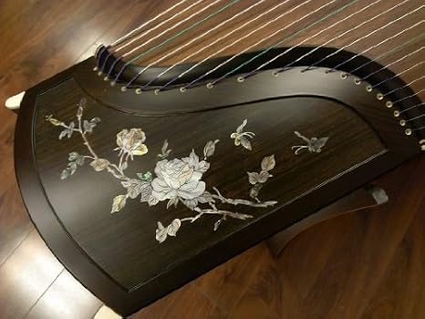 Sound of China Professional Blackwood Guzheng with Mica Inlay