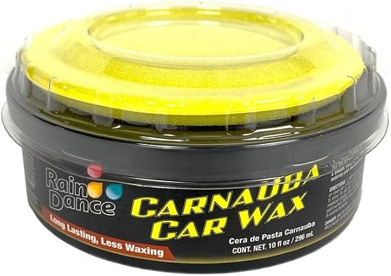 Ultra Gloss Hard Paste CARNAUBA WAX, Pure Carnauba Wax High Shine Instant water beading